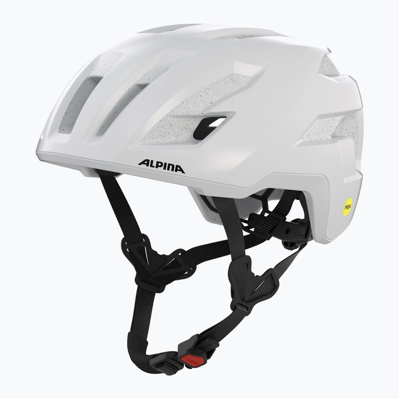 Cască de bicicletă Alpina Taunus Gravel MIPS white matt