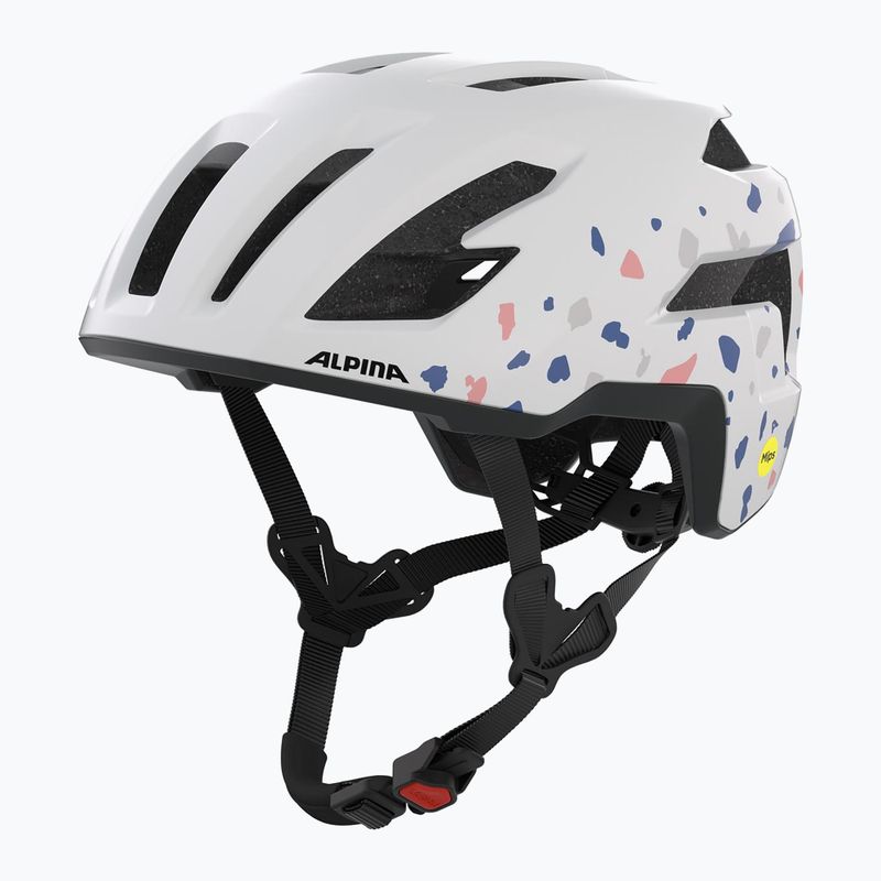 Cască de bicicletă Alpina Taunus Gravel MIPS creme terrazo matt