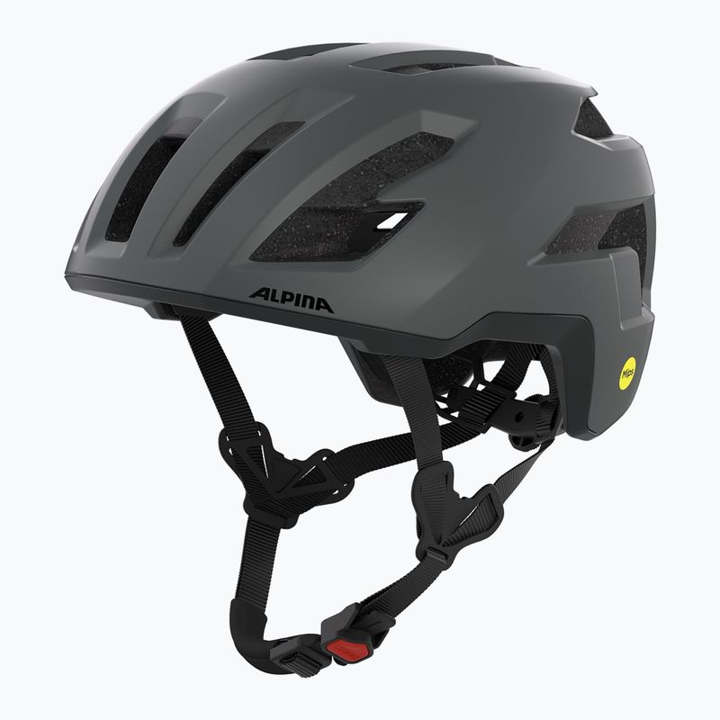 Cască de bicicletă Alpina Taunus Gravel MIPS black/midnight grey matt
