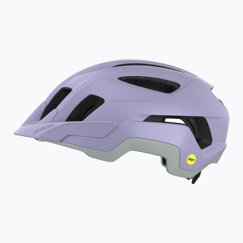Cască de bicicletă Alpina Paranus MIPS lilac/grey matt 4