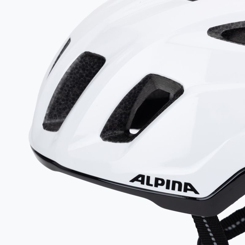Cască de bicicletă Alpina Paranus Urban white gloss 7