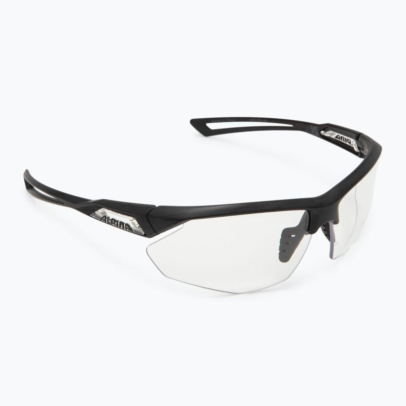 Ochelari de soare Alpina Nylos HR black transparent matt/ clear