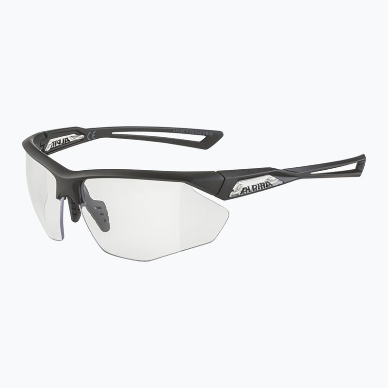 Ochelari de soare Alpina Nylos HR black transparent matt/ clear 5