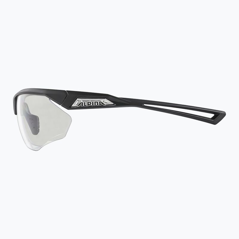 Ochelari de soare Alpina Nylos HR black transparent matt/ clear 7