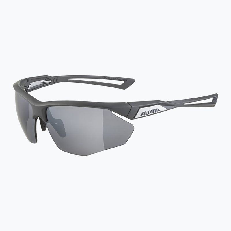 Ochelari de soare Alpina Nylos HR midnight grey matt/ silver mirror 5