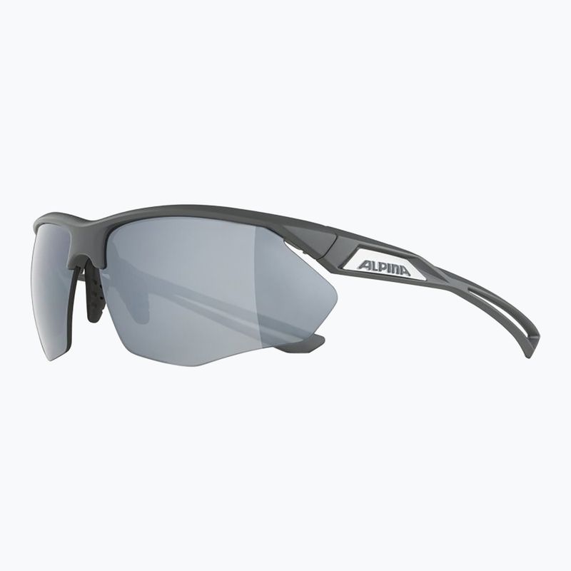 Ochelari de soare Alpina Nylos HR midnight grey matt/ silver mirror 8
