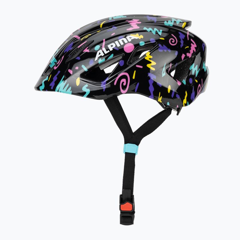 Cască de ciclism pentru copii Alpina Pico black/confetti gloss 3