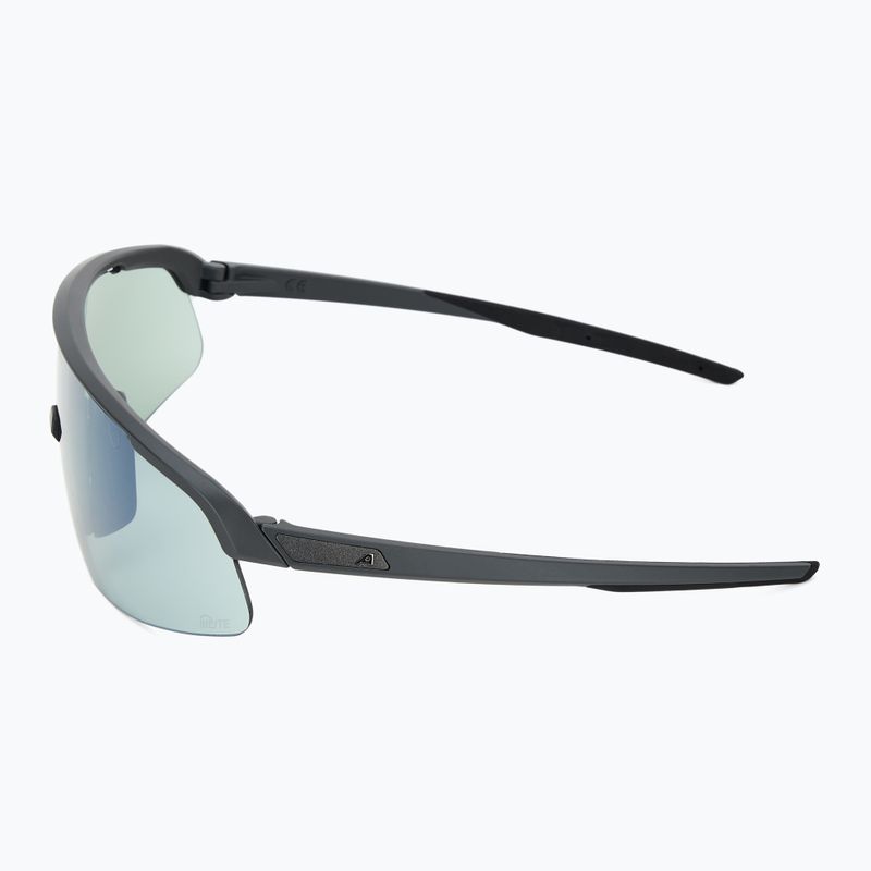 Ochelari de soare Alpina Turbo Pro S Q-Lite midnight grey matt/ silver mirror 4