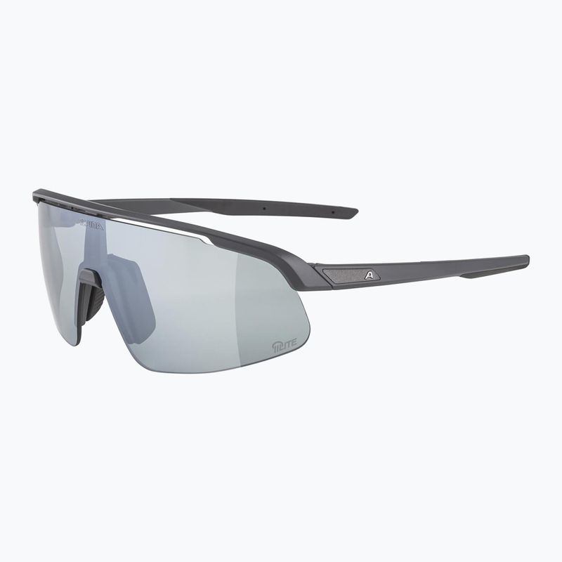 Ochelari de soare Alpina Turbo Pro S Q-Lite midnight grey matt/ silver mirror 5