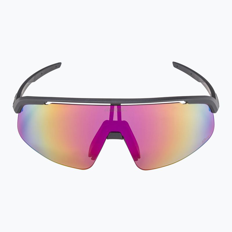 Ochelari de soare Alpina Turbo Pro S Q-Lite black metalic matt/ pink mirror 6