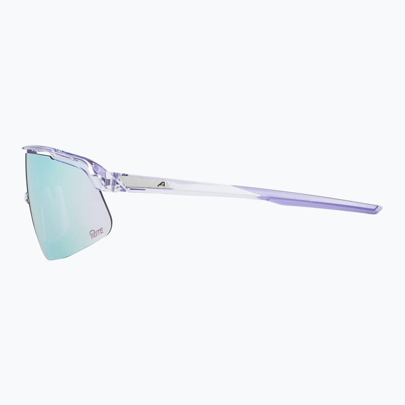 Ochelari de soare Alpina Turbo Pro S Q-Lite lilac transparent gloss/ lilac mirror 7