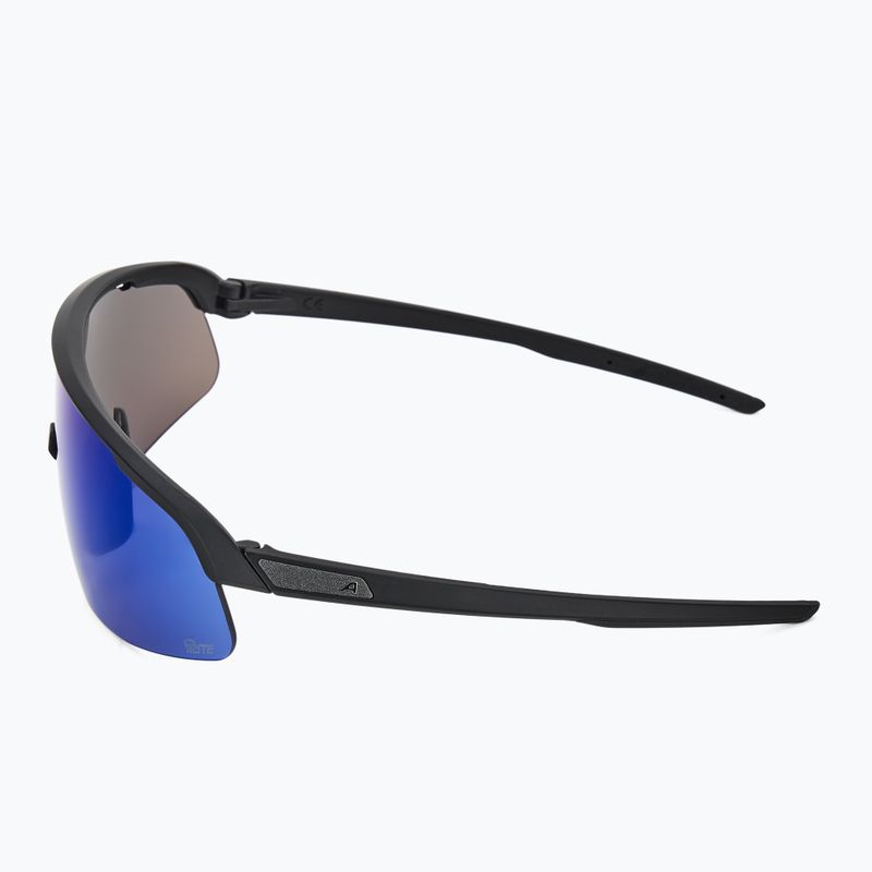 Ochelari de soare Alpina Turbo Pro S Q-Lite black matt/ blue mirror 4