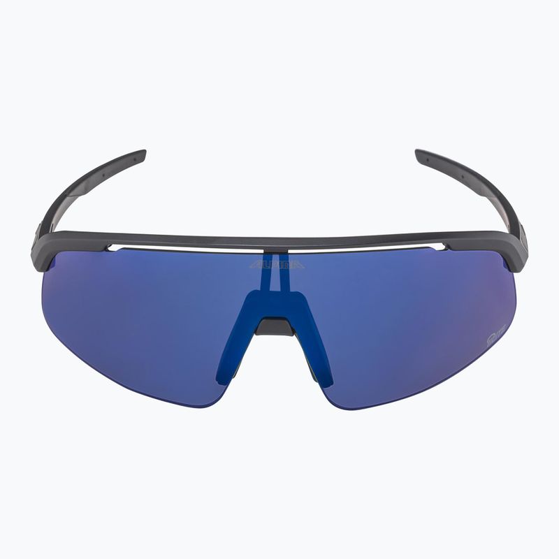 Ochelari de soare Alpina Turbo Pro S Q-Lite black matt/ blue mirror 6