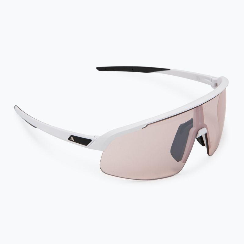 Ochelari de soare Alpina Turbo Pro S Q-Lite white matt/ silver flash mirror