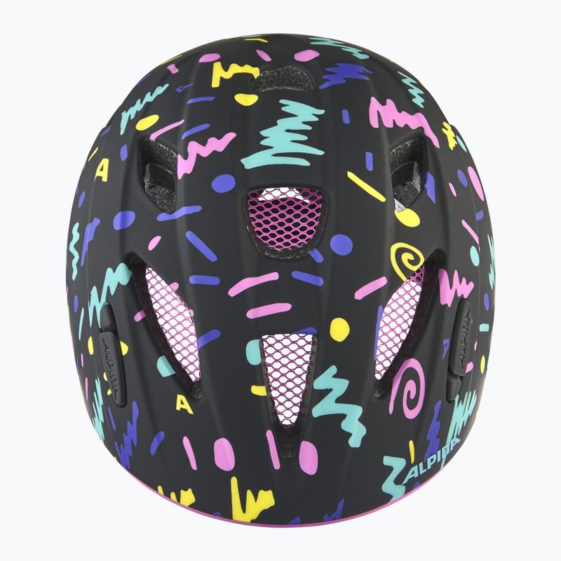 Cască de bicicletă pentru copii Alpina Ximo Flash black confetti matt 3