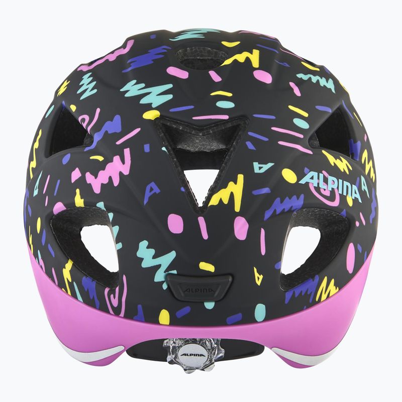 Cască de bicicletă pentru copii Alpina Ximo Flash black confetti matt 4