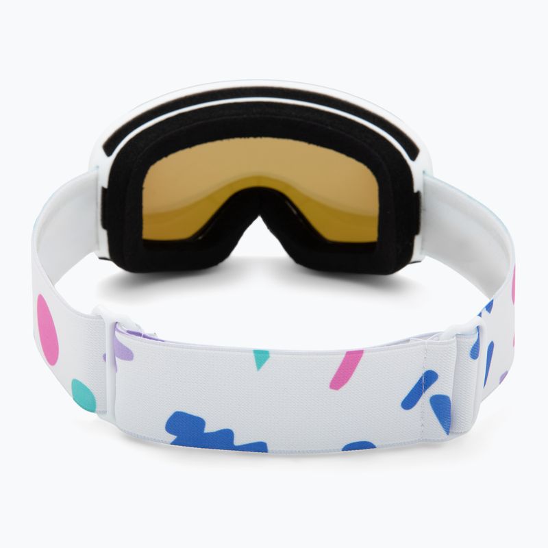 Ochelari de schi pentru copii Alpina Fernie Q-Lite white/confetti matt 3