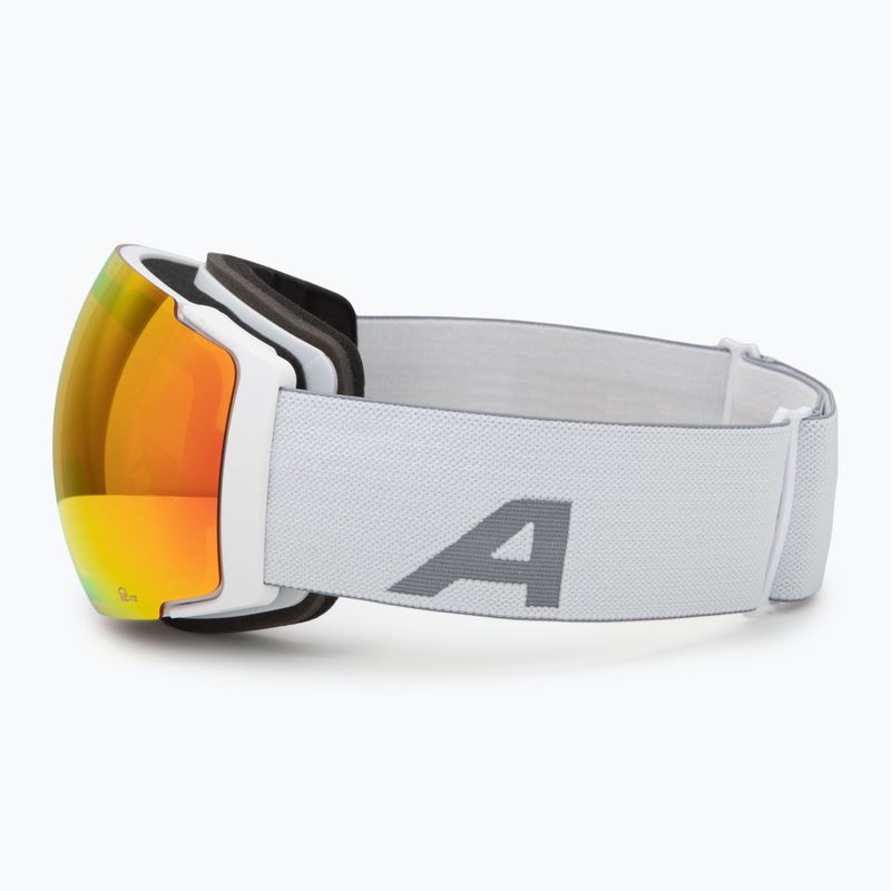 Ochelari de schi Alpina Falera Mag Q-Lite white matt/red/pink 5