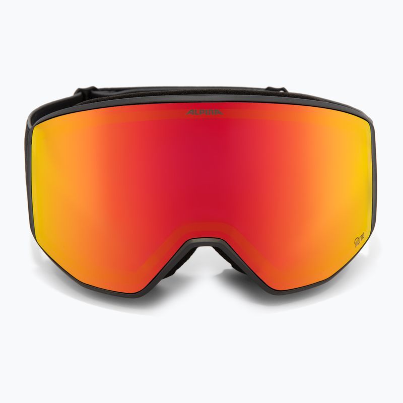 Ochelari de schi Alpina Venet Q-Lite black matt/red 2