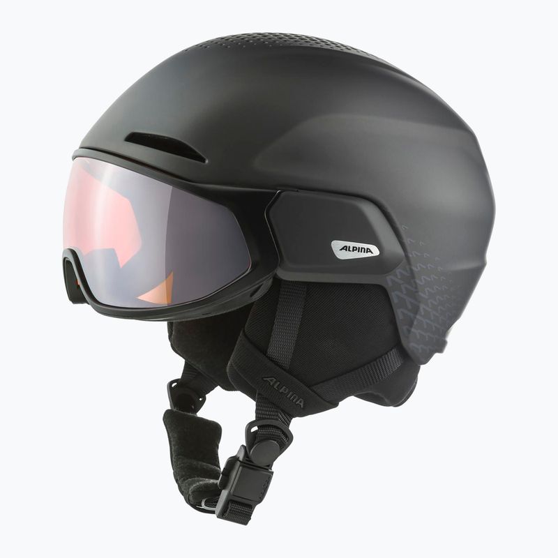 Cască de schi Alpina Oro QV Mips charcoal metallic