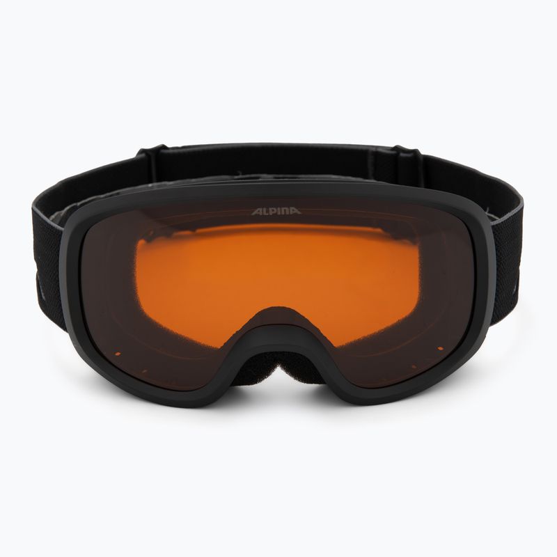Ochelari de schi pentru copii Alpina Piney 2.0 black matte/orange 2