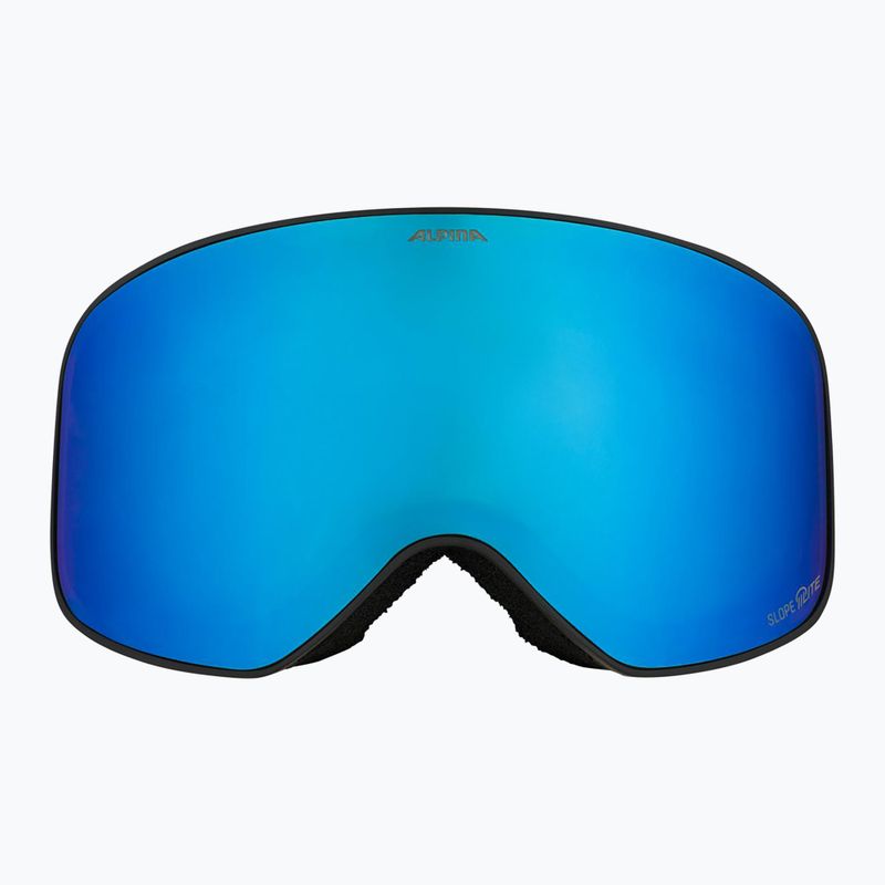 Ochelari de schi Alpina Slope Q-Lite black/black matt/blue 2