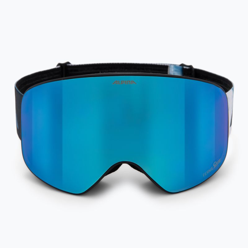 Ochelari de schi pentru copii Alpina Fernie Q-Lite black/blue matt 2