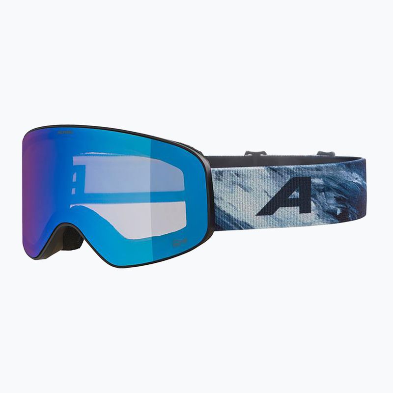 Ochelari de schi pentru copii Alpina Fernie Q-Lite black/blue matt