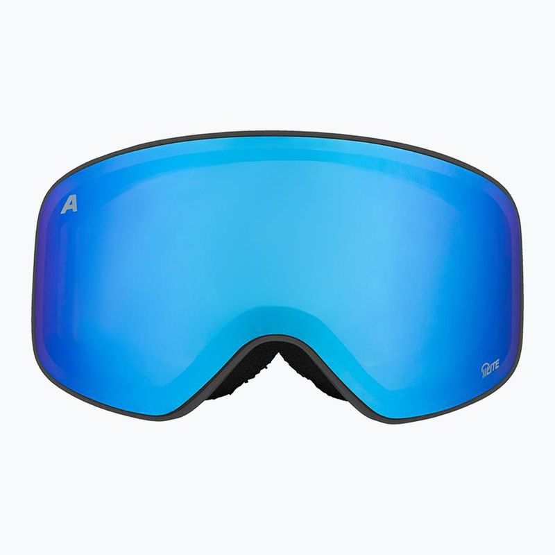 Ochelari de schi pentru copii Alpina Fernie Q-Lite black/blue matt 2