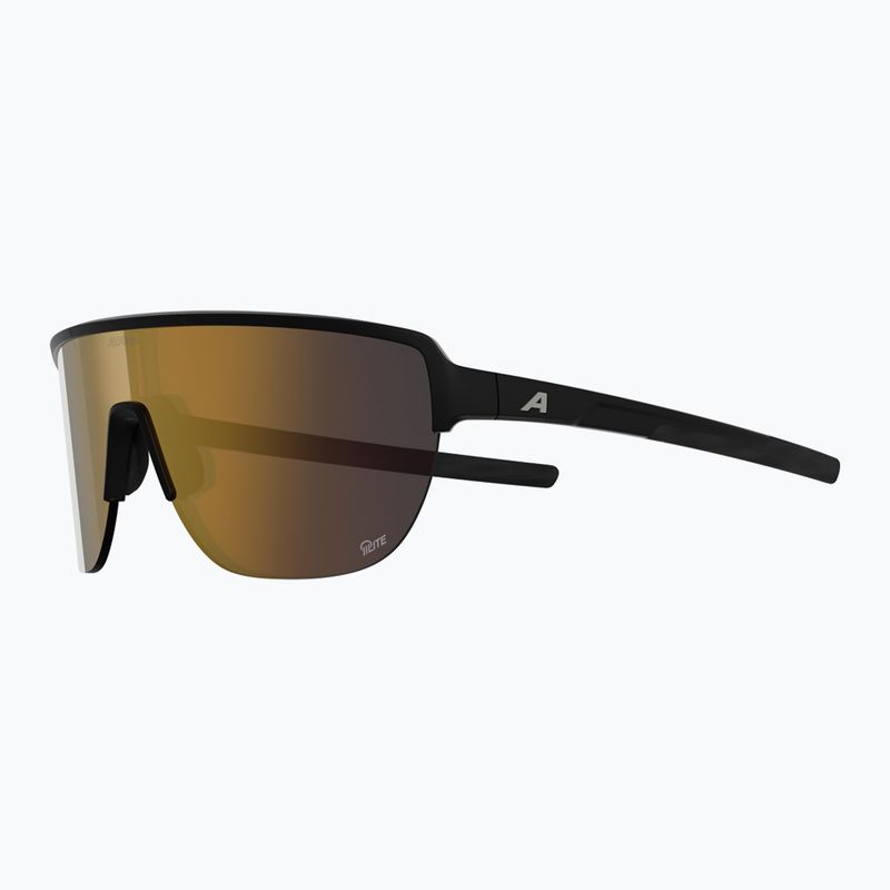 Ochelari de soare Alpina Frame 2.0 Q-Lite black matt/gold mirror 4