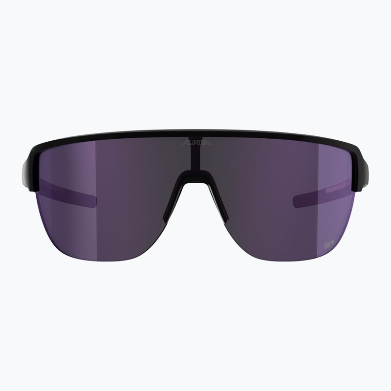 Ochelari de soare Alpina Frame 2.0 Q-Lite black gloss/purple mirror 2
