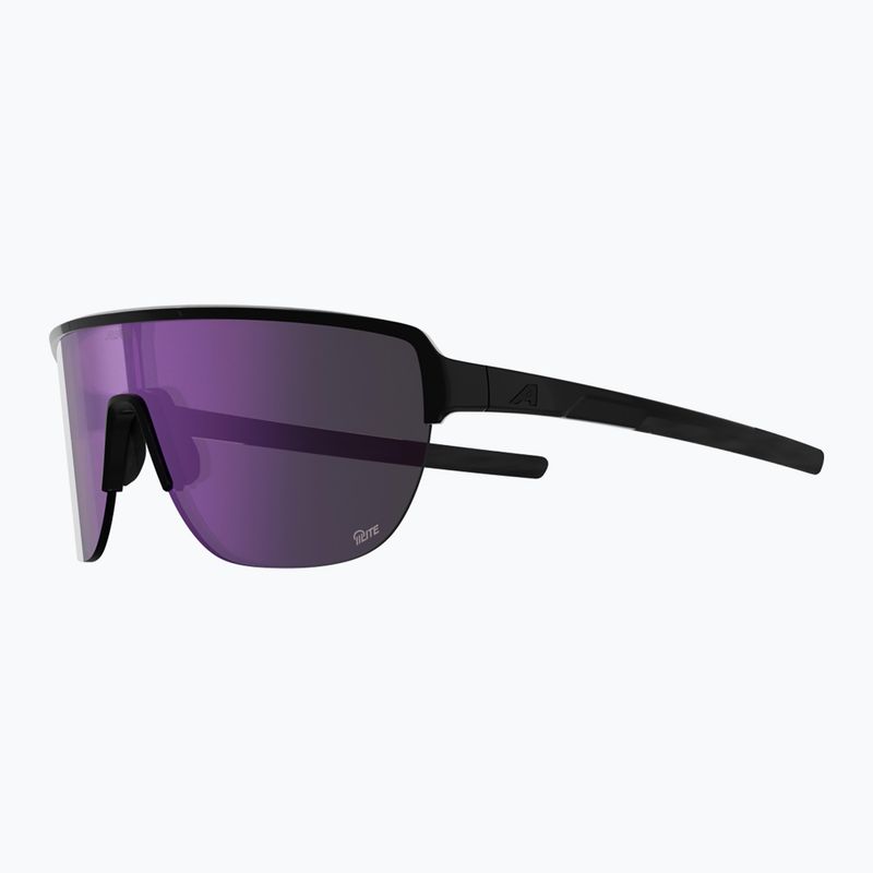 Ochelari de soare Alpina Frame 2.0 Q-Lite black gloss/purple mirror 4