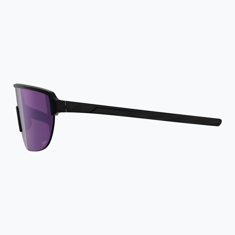 Ochelari de soare Alpina Frame 2.0 Q-Lite black gloss/purple mirror 5