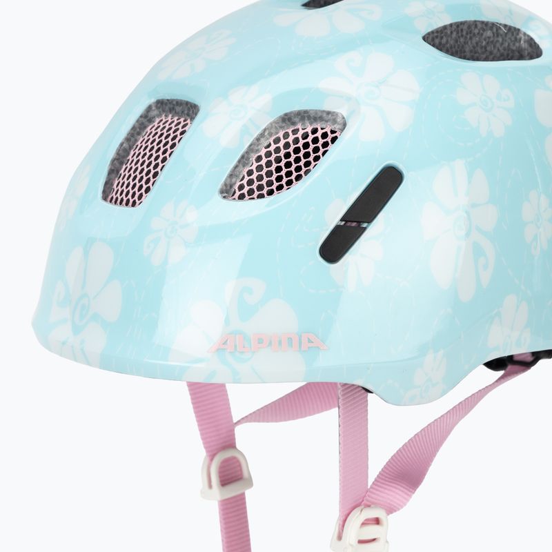 Cască de ciclism pentru copii Alpina Ximo 2 Jr aqua rose flower gloss 8