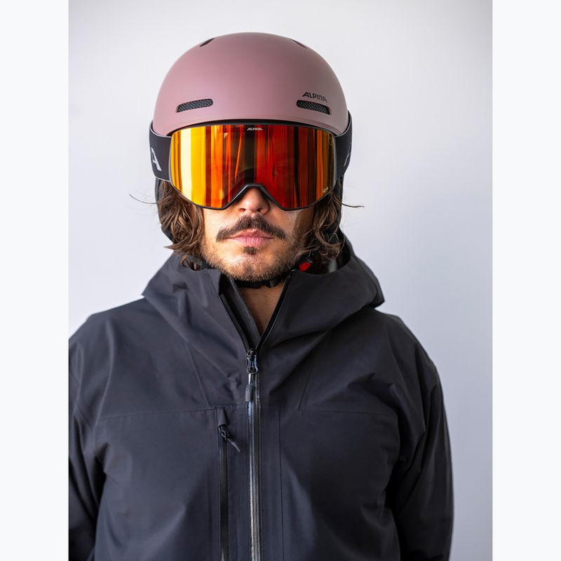 Cască de schi Alpina Arber 2 MIPS coj old rose 7