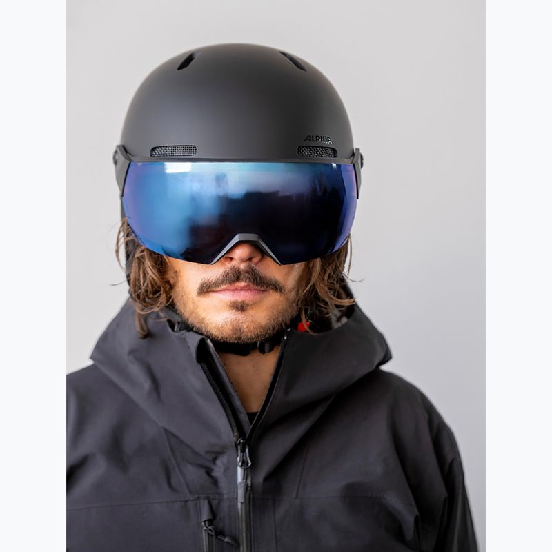 Cască de schi Alpina Arber 2 Visor Q-Lite black matte 5