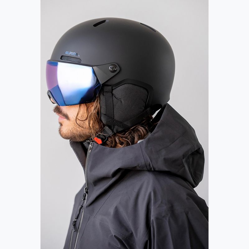 Cască de schi Alpina Arber 2 Visor Q-Lite black matte 6