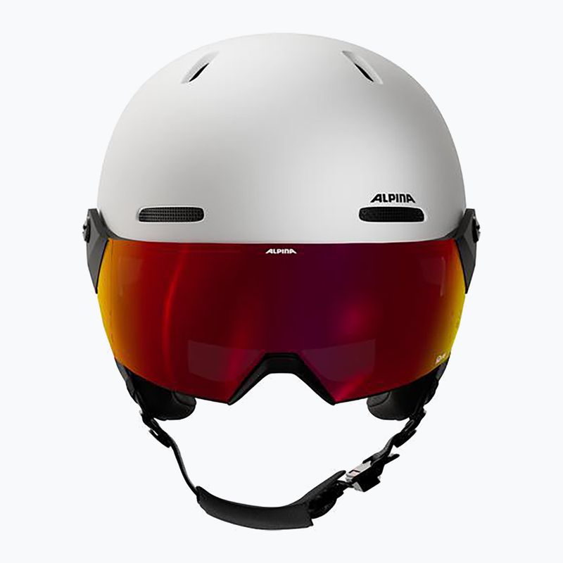 Cască de schi Alpina Arber 2 Visor Q-Lite white matt 3