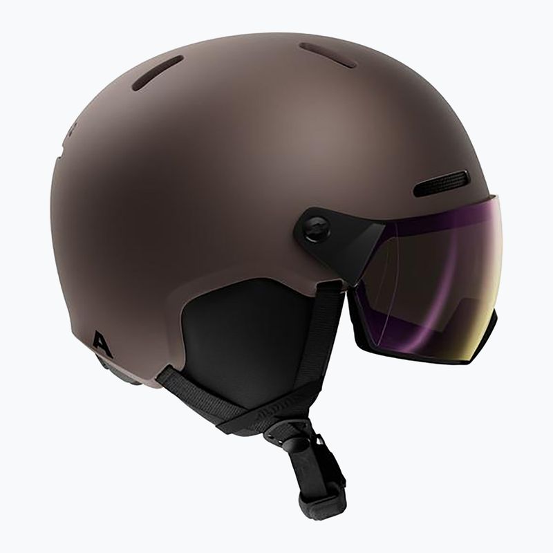 Cască de schi Alpina Arber 2 Visor Q-Lite ox brown matt 2