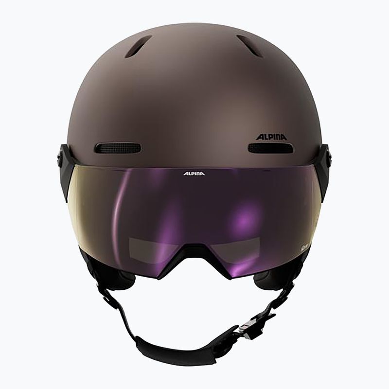 Cască de schi Alpina Arber 2 Visor Q-Lite ox brown matt 3