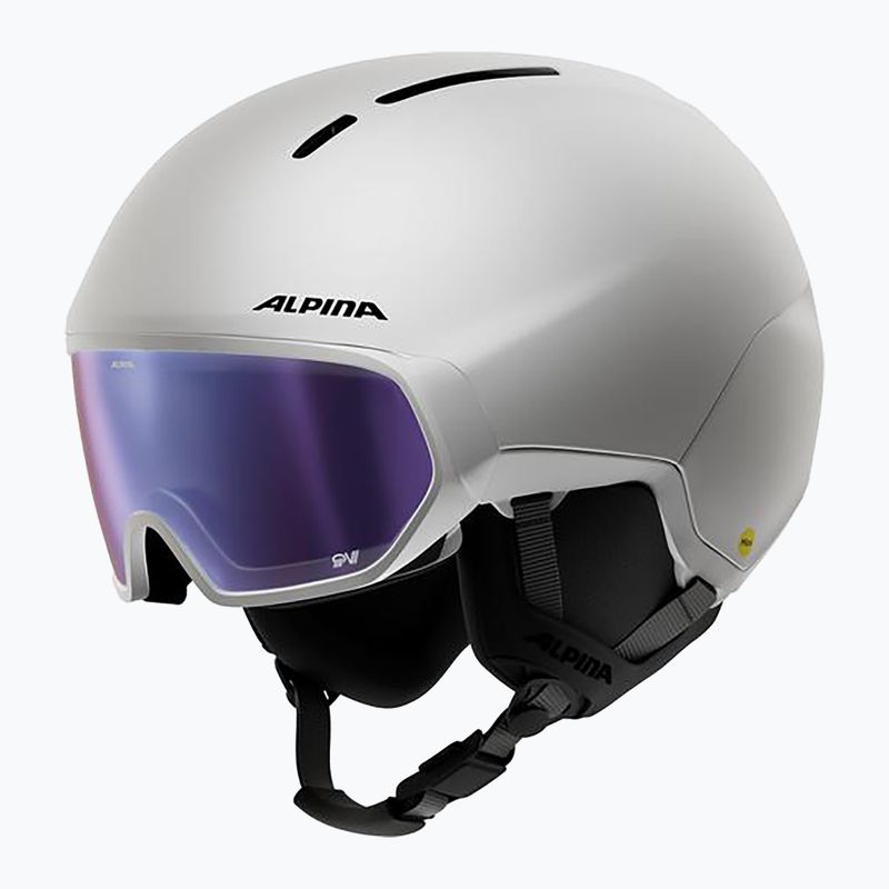 Cască de schi Alpina Vizzard QV MIPS white matt