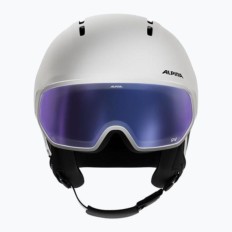 Cască de schi Alpina Vizzard QV MIPS white matt 3
