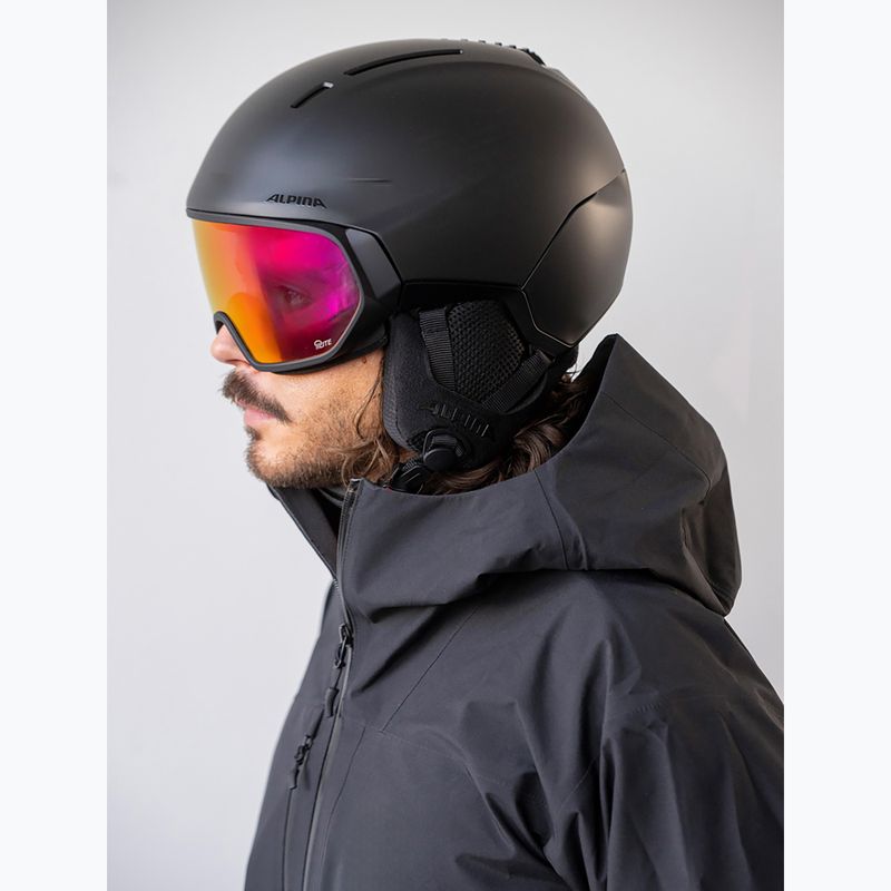 Cască de schi Alpina Vizzard Q-Lite black matte 6