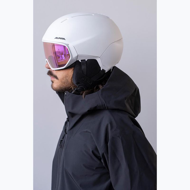 Cască de schi Alpina Vizzard Q-Lite white matt 6