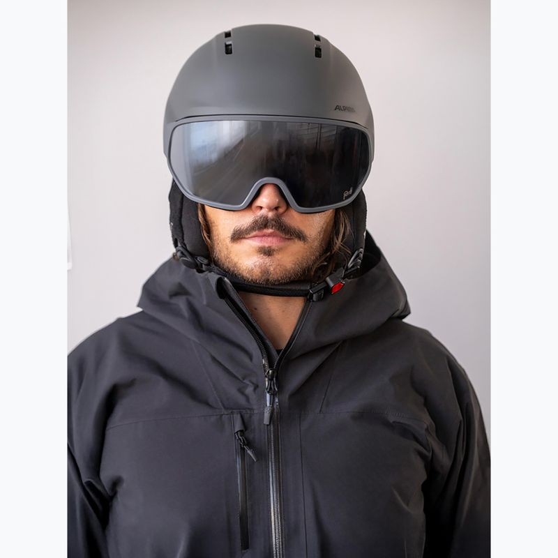 Cască de schi Alpina Vizzard Q-Lite midnight grey matt 5