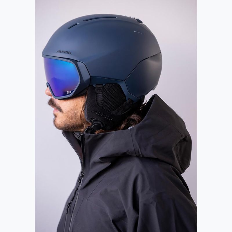 Cască de schi Alpina Vizzard Q-Lite midnight blue matt 6