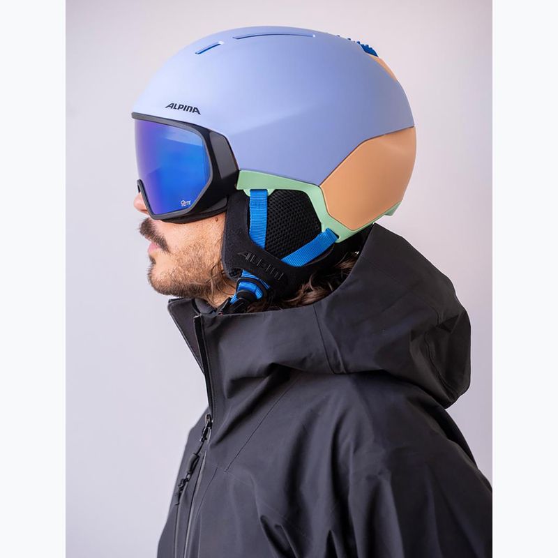 Cască de schi Alpina Vizzard Q-Lite harlekin 6