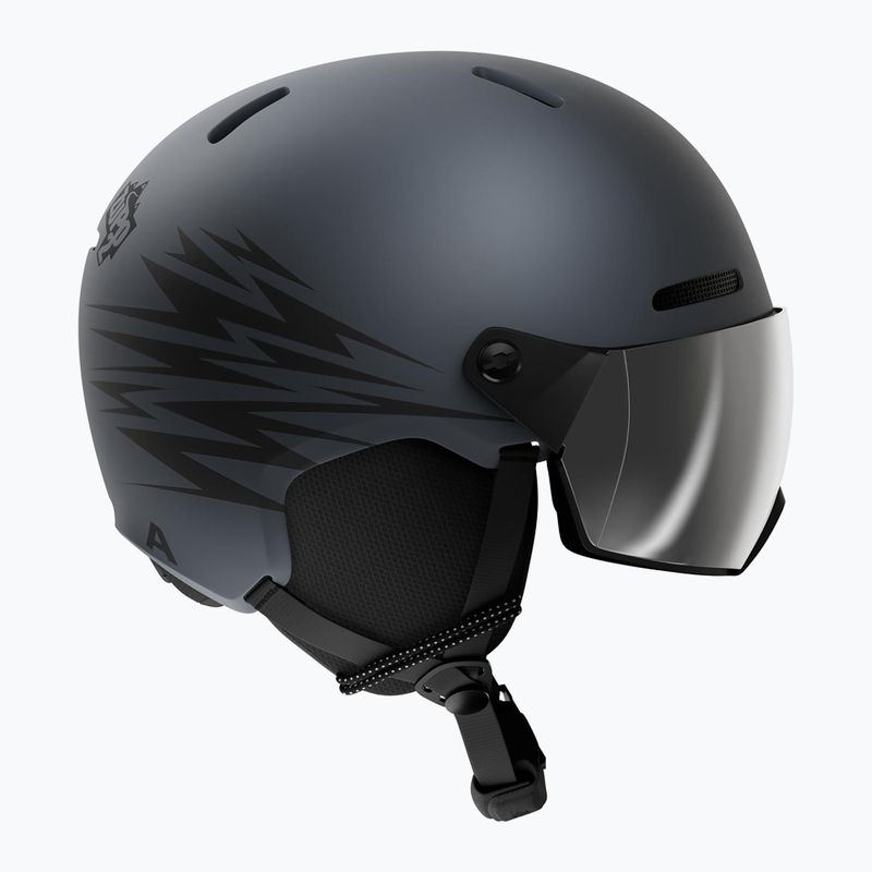 Cască de schi pentru copii Alpina Zupo 2 Visor Q-Lite midnight grey 2