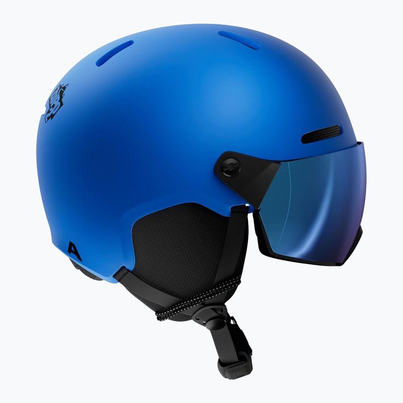 Cască de schi pentru copii Alpina Zupo 2 Visor Q-Lite blue matt 2