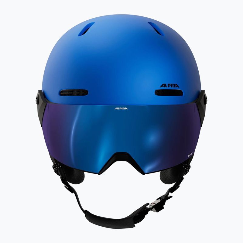 Cască de schi pentru copii Alpina Zupo 2 Visor Q-Lite blue matt 3